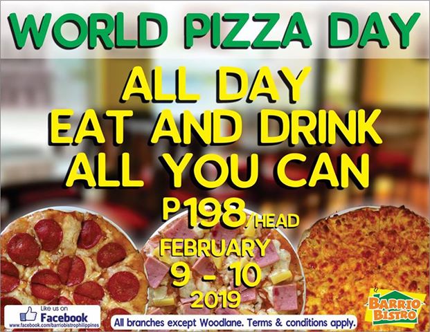 Eat All You Can at Barrio Bistro My Davao City [Davao Pizza Promo]