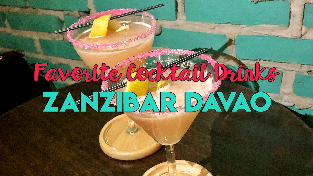 Zanzibar Davao Cocktail Drinks Header My Davao City